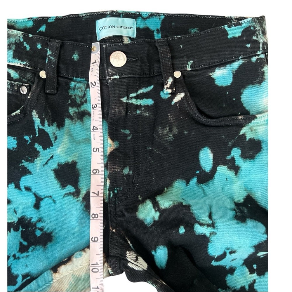 Cotton Citizen Dylan Stretch Cotton Jeans Blue Black Print UNISEX Size 30 NWOT - Picture 9 of 12
